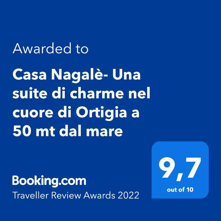 Casa Nagale- Una Suite Di Charme Nel Cuore Di Ortigia A 50 Mt Dal Mare Syracuse Exterior photo